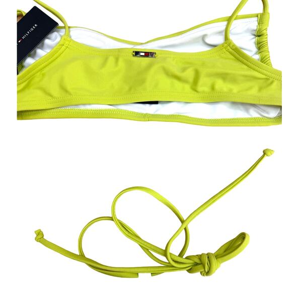 Tommy Hilfiger 2 PC Bikini Set Floral Triangle Top & Swim Bottom Small NWt - Picture 5 of 5